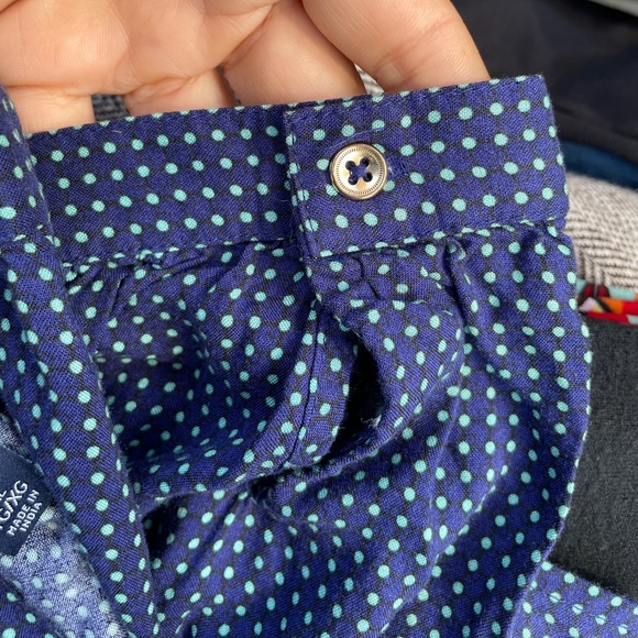 TOMMY HILFIGER | Women’s Blue Polka Dot Tunic Blouse - Picture 6 of 6